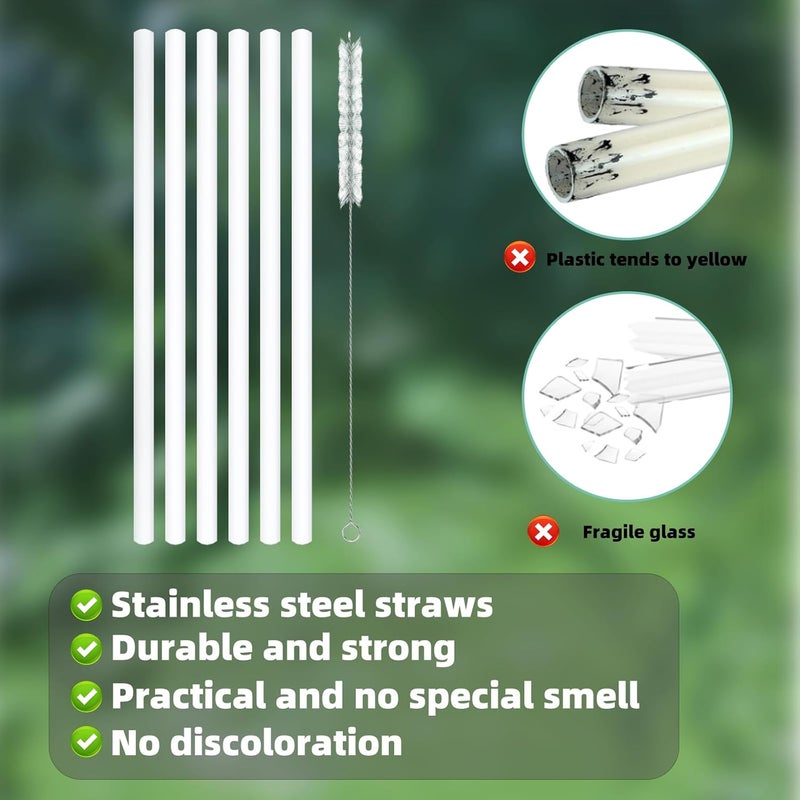 YOUCOX Straw Replacement for Owala Water Bottle 24 oz 32 oz, Reusable Plastic Straws with 1 Cleaner Brush, BPA-free, Dishwasher Safe, Straw Accessories Compatible with Owala Water Bottle - Image 4